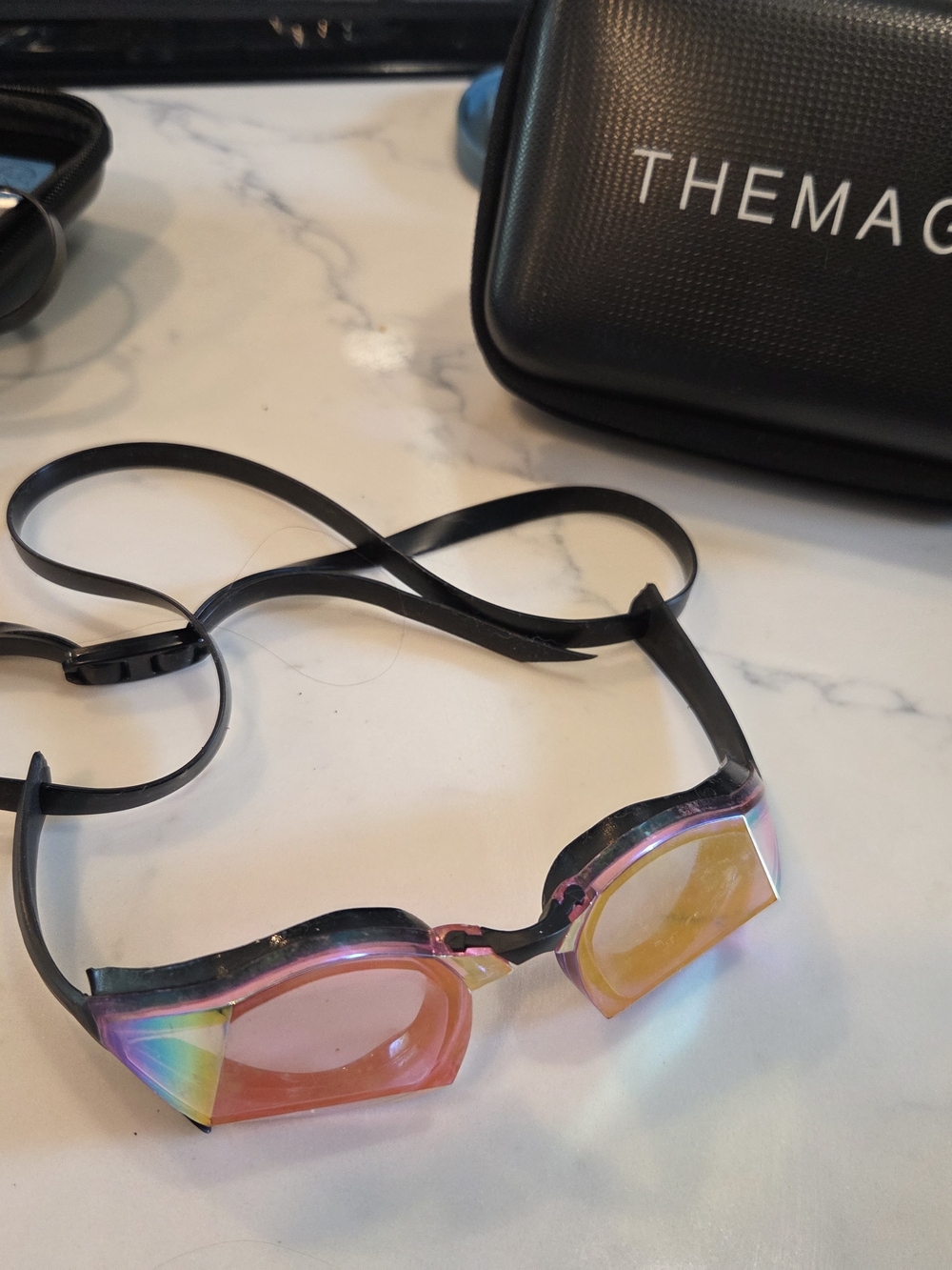 MAGIC5 Swim Goggles - Used - PINK MIRRORED